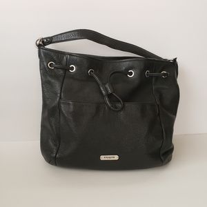 Black Leather Coach Purse